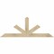 Ekena Millwork Saratoga Rough Sawn Timber Gable Bracket, Douglas Fir, 60"W x 22"H x 4"D x 4"F, 9/12 Pitch GBW060X22X0404SAR00RDF - alternate 1